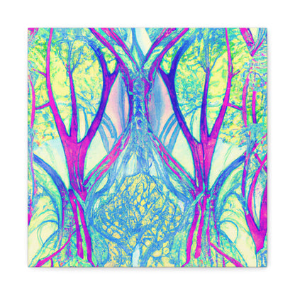 Mystic Frost Forest - Canvas