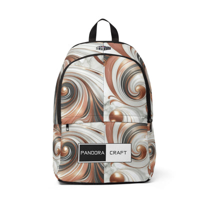 "Rosé Swirl Pack" - Laptop Backpack Rucksack Bag for Men Women, Water Resistant