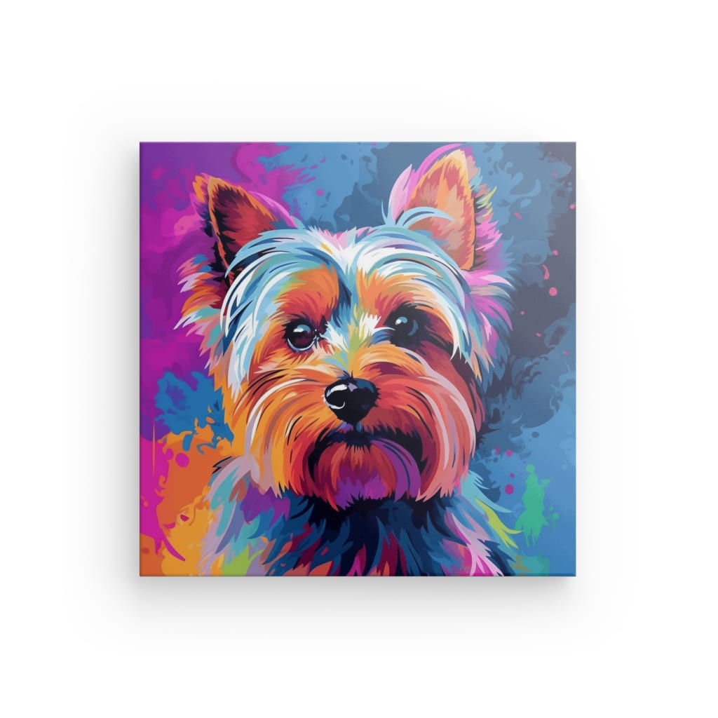 Vivid Canine Dream - Framed Canvas