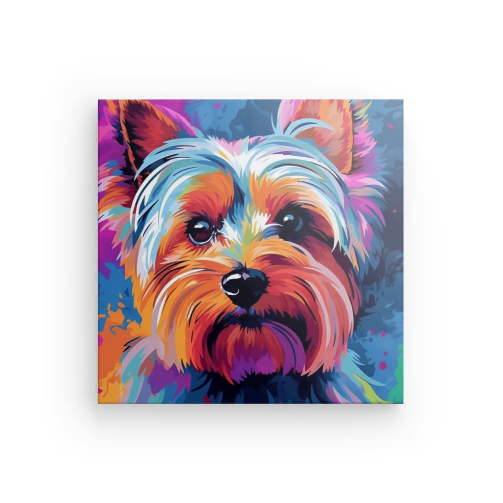 Vivid Canine Dream - Framed Canvas