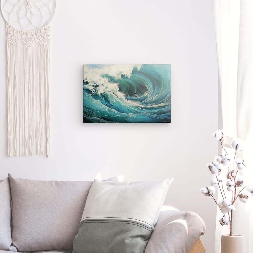 Marine Majesty - Framed 75X50 Cm / Folded Canvas