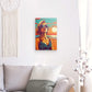 Sunset Glamour -Framed 75X50 Cm / Folded Canvas