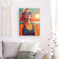 Sunset Glamour -Framed 100X75 Cm / Folded Canvas