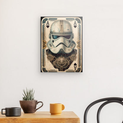 Trooper Tarot- Framed 40X30 Cm / Folded Canvas