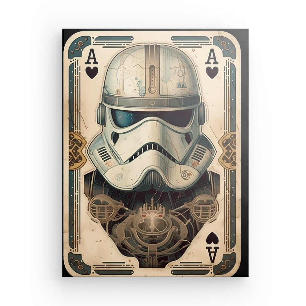 Trooper Tarot- Framed Canvas