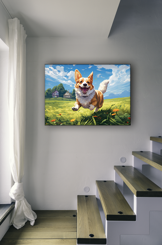 Blossom Chase - Framed Canvas