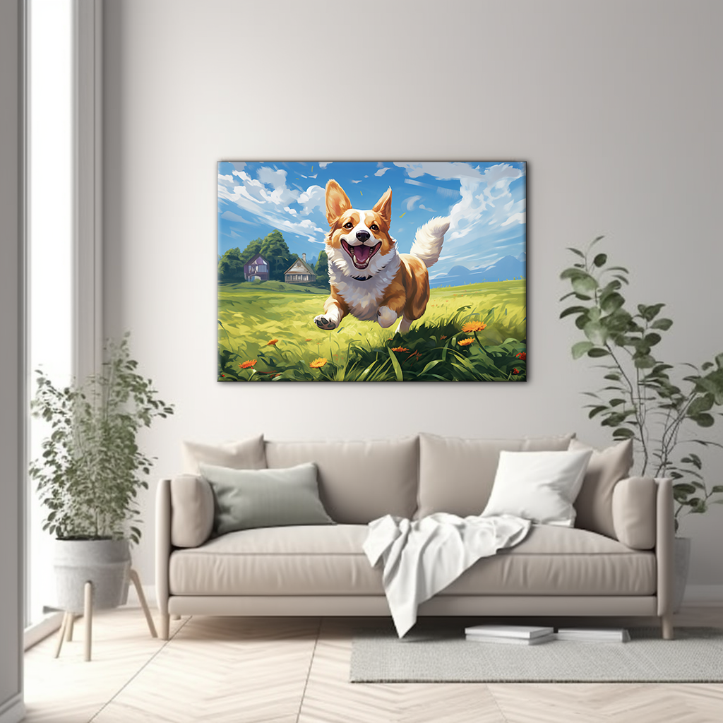 Blossom Chase - Framed Canvas