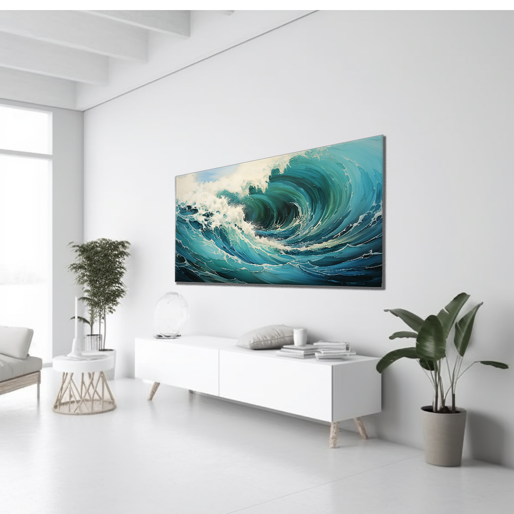 Marine Majesty - Framed Canvas