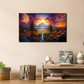 Psychedelic Peaks - Framed Canvas